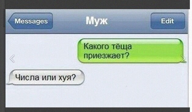 какого теща приезжает